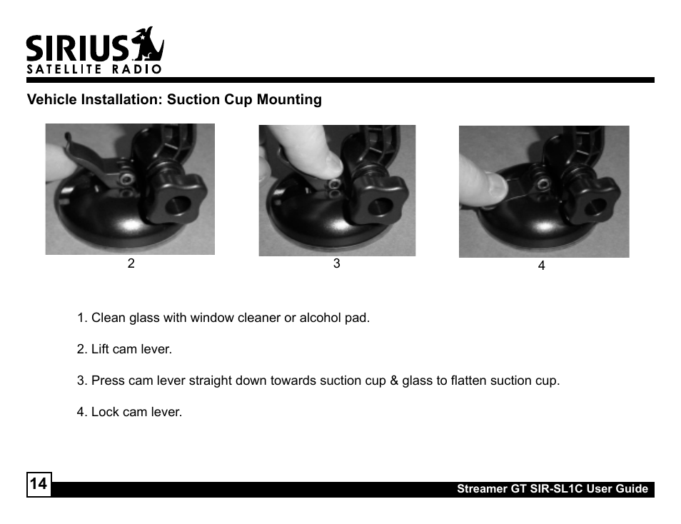 Sirius Satellite Radio SIR-SL1C User Manual | Page 14 / 36