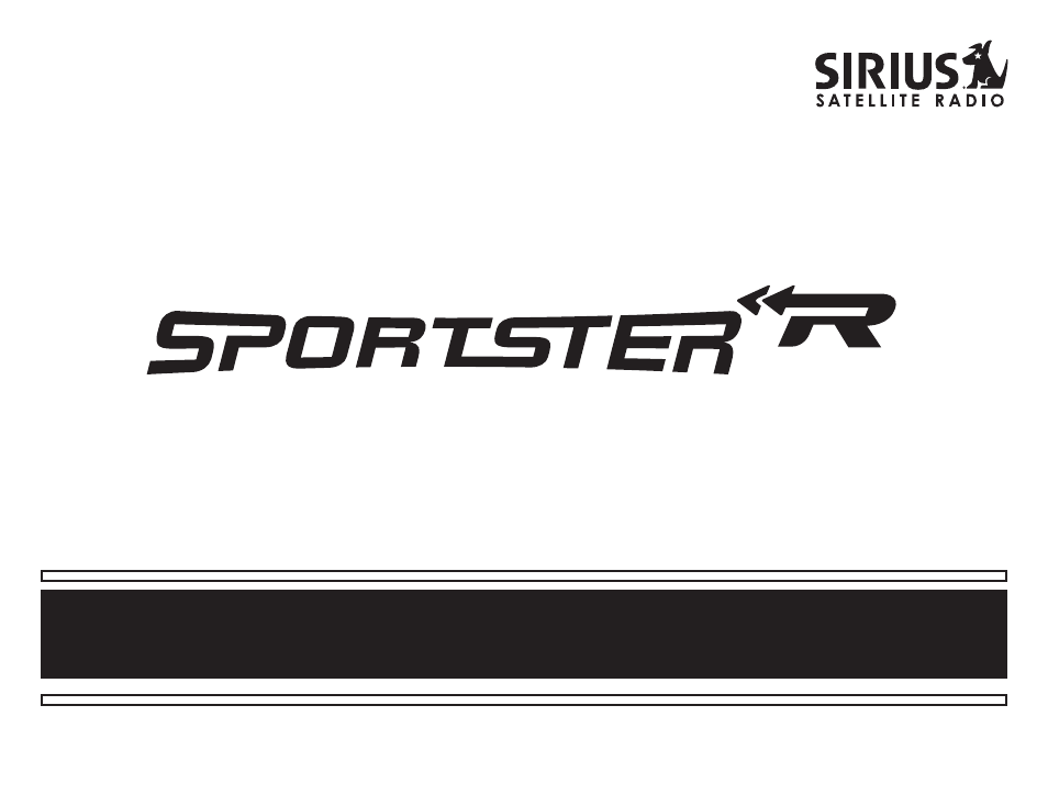 Sirius Satellite Radio SP-R2 User Manual | 46 pages