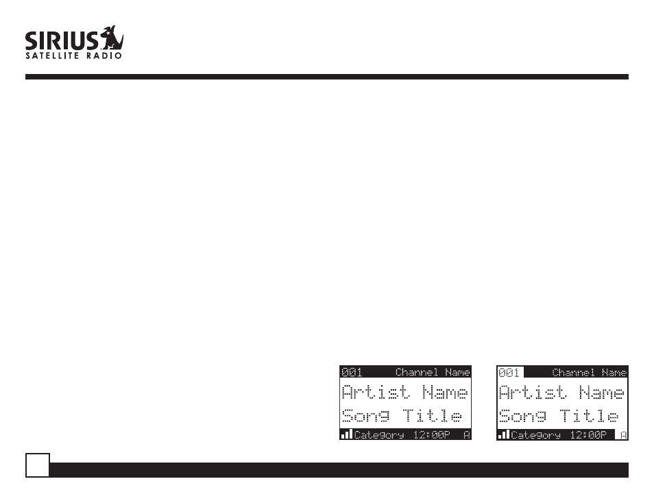 Sirius Satellite Radio SP-R2 User Manual | Page 14 / 46