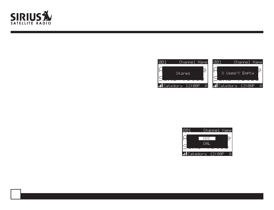 Sirius Satellite Radio SP-R2 User Manual | Page 16 / 46