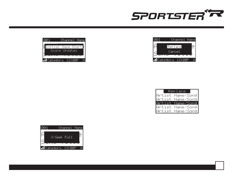 Sirius Satellite Radio SP-R2 User Manual | Page 17 / 46