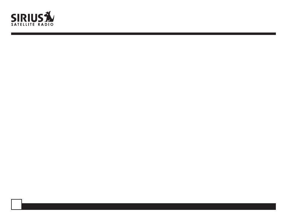 Sirius Satellite Radio SP-R2 User Manual | Page 22 / 46