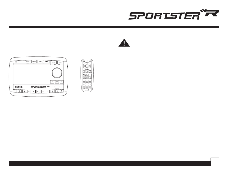 Sirius Satellite Radio SP-R2 User Manual | Page 3 / 46