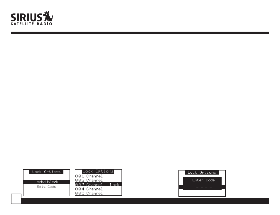 Sirius Satellite Radio SP-R2 User Manual | Page 32 / 46