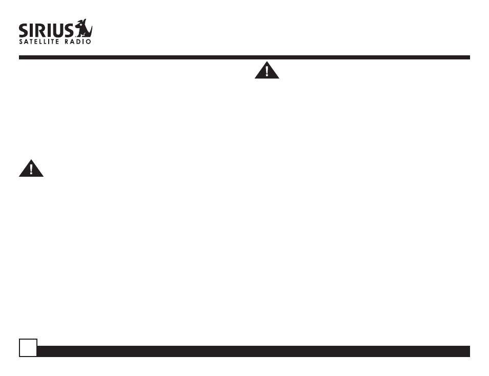 Sirius Satellite Radio SP-R2 User Manual | Page 4 / 46