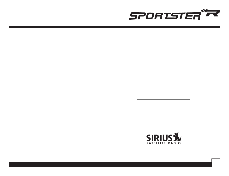 Sirius Satellite Radio SP-R2 User Manual | Page 9 / 46