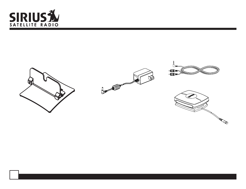 Sirius Satellite Radio STH1 User Manual | Page 2 / 8