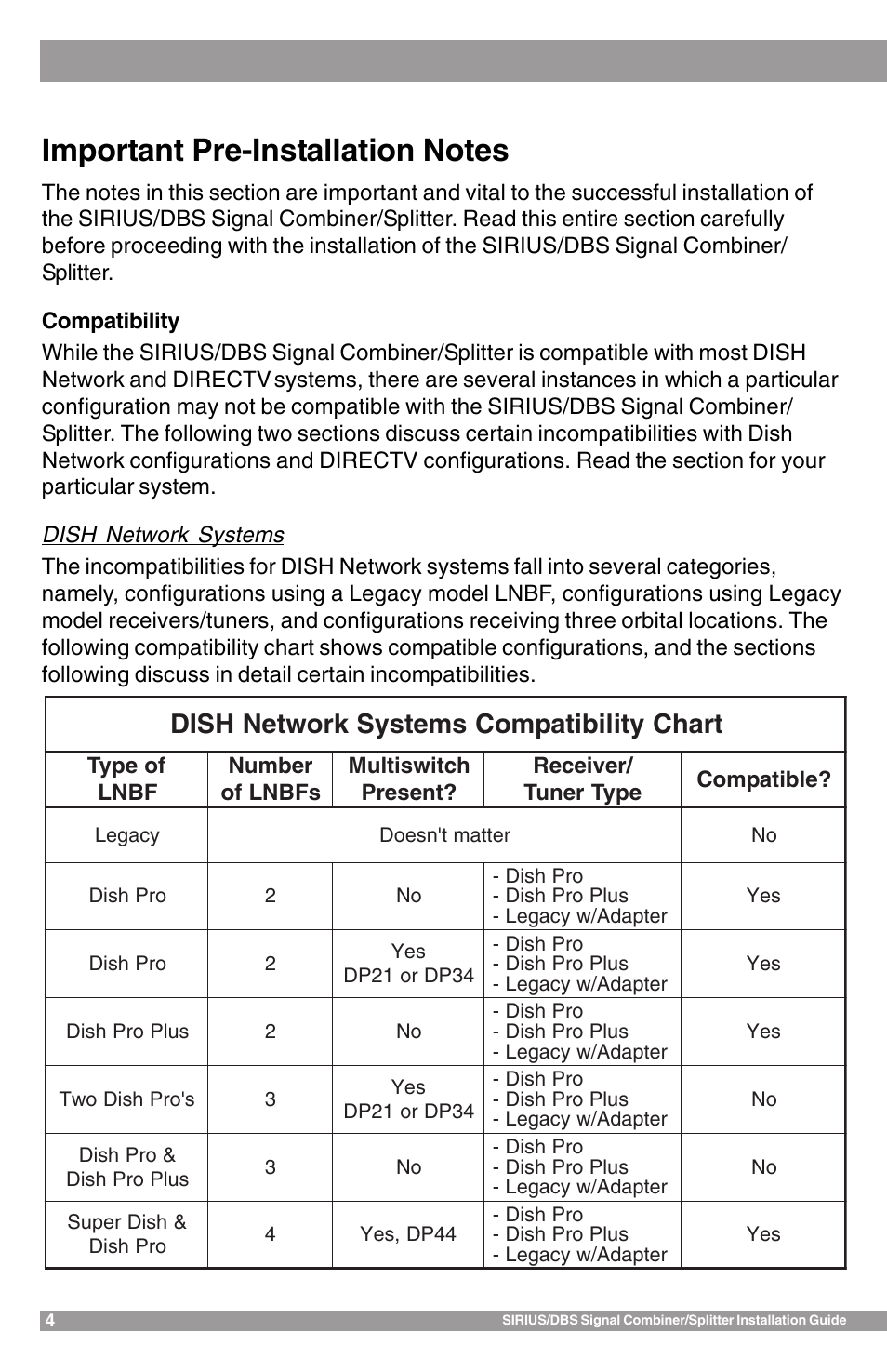 Sirius Satellite Radio SR-100C User Manual | Page 4 / 12