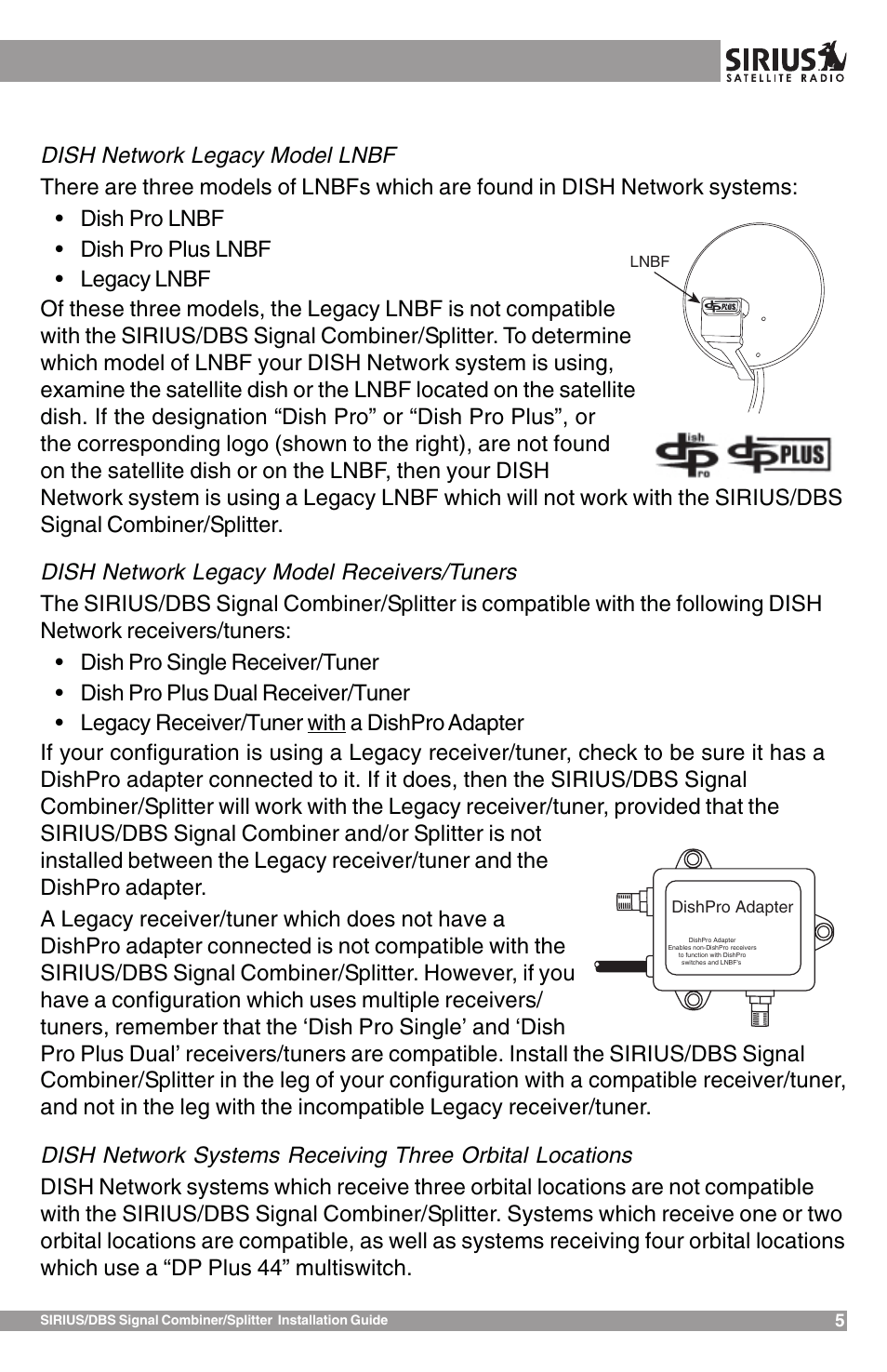 Sirius Satellite Radio SR-100C User Manual | Page 5 / 12