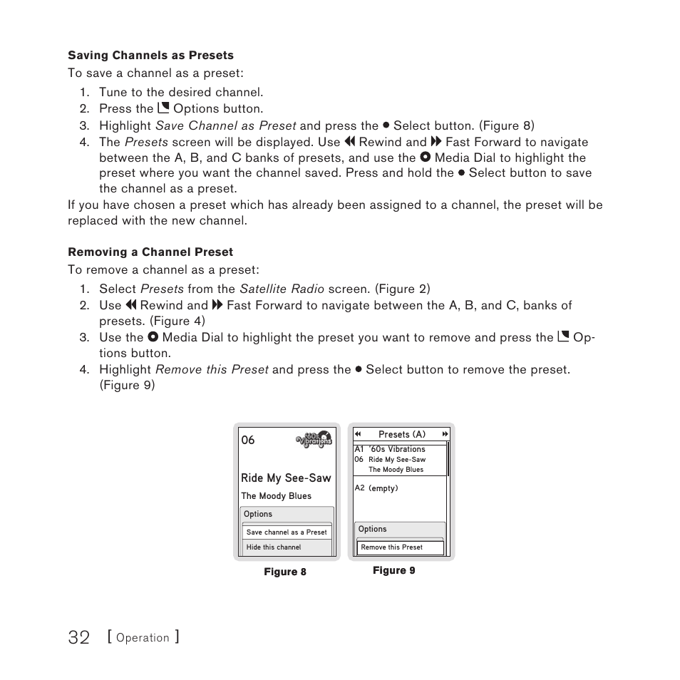 Sirius Satellite Radio 10 User Manual | Page 34 / 94