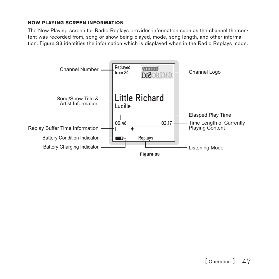 Little richard, Lucille | Sirius Satellite Radio 10 User Manual | Page 49 / 94