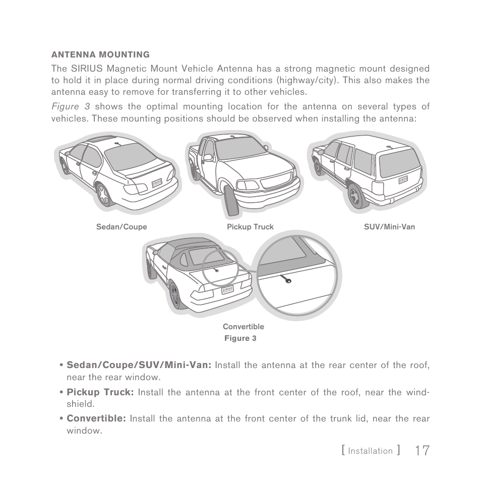 Sirius Satellite Radio INV2 User Manual | Page 17 / 80