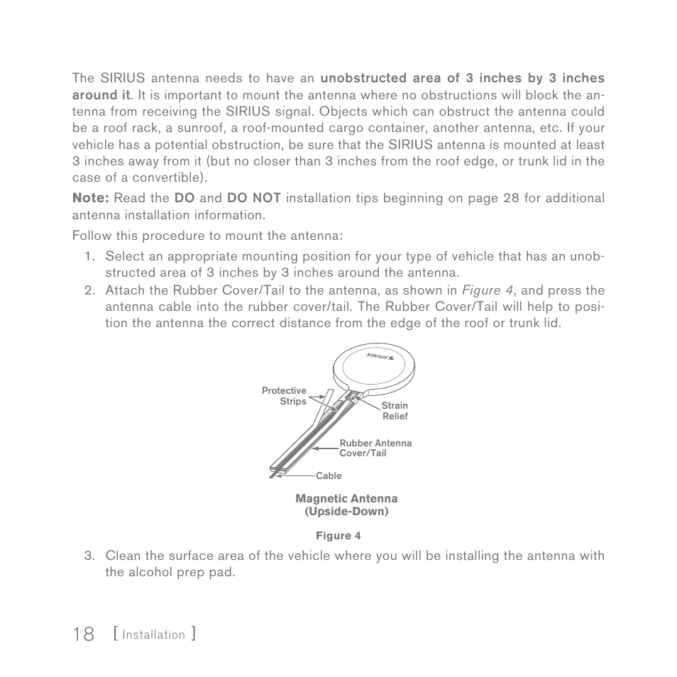 Sirius Satellite Radio INV2 User Manual | Page 18 / 80