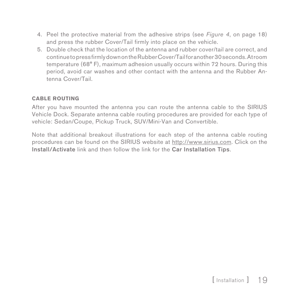 Sirius Satellite Radio INV2 User Manual | Page 19 / 80