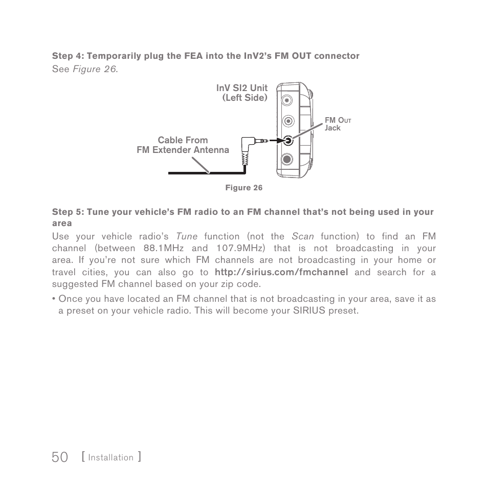 Sirius Satellite Radio INV2 User Manual | Page 50 / 80
