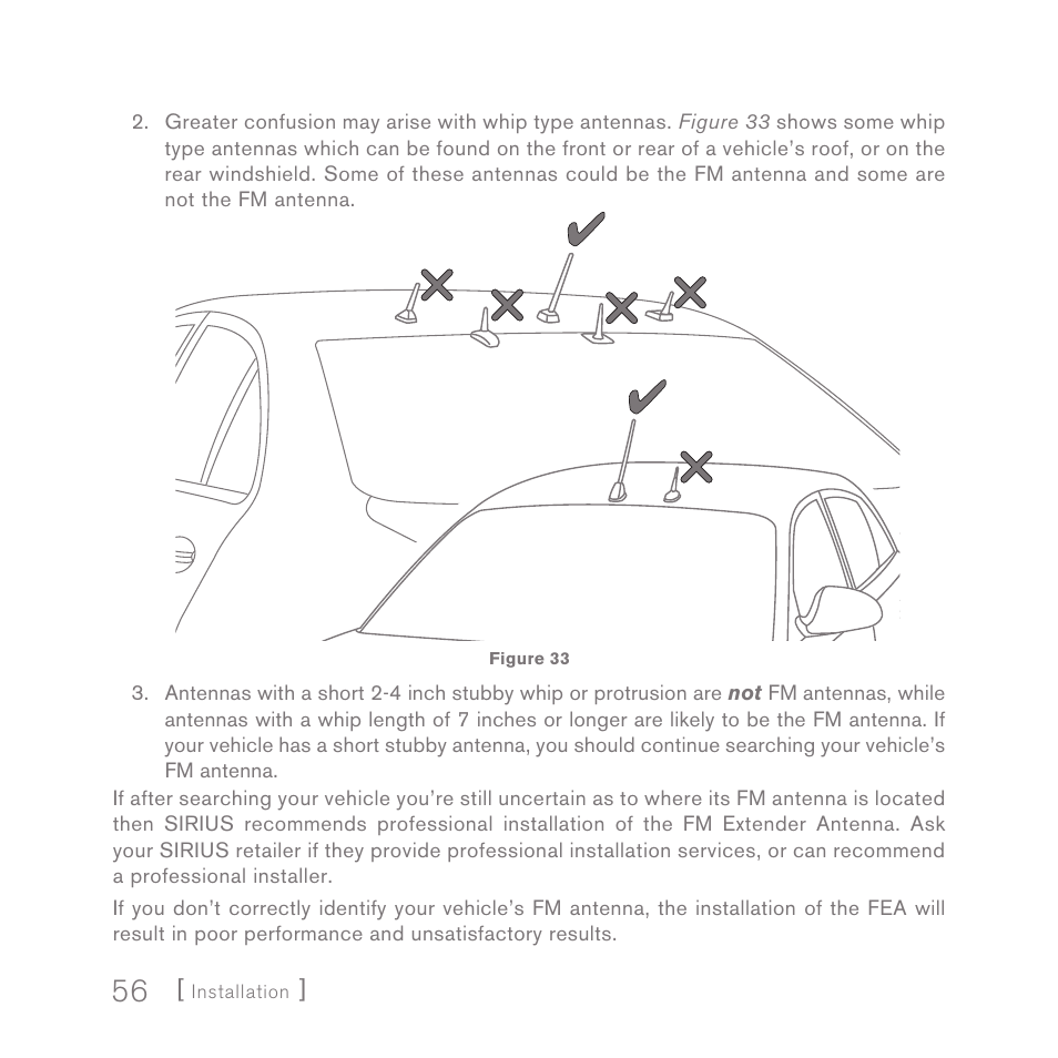 Sirius Satellite Radio INV2 User Manual | Page 56 / 80