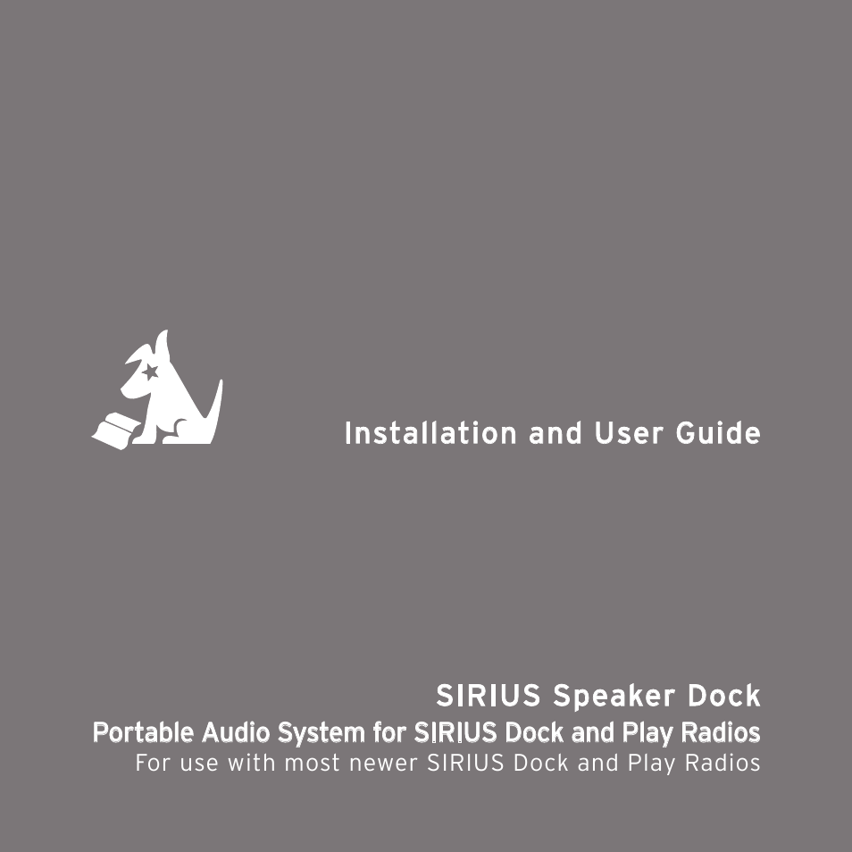 Sirius Satellite Radio SUBX2082808a User Manual | 28 pages