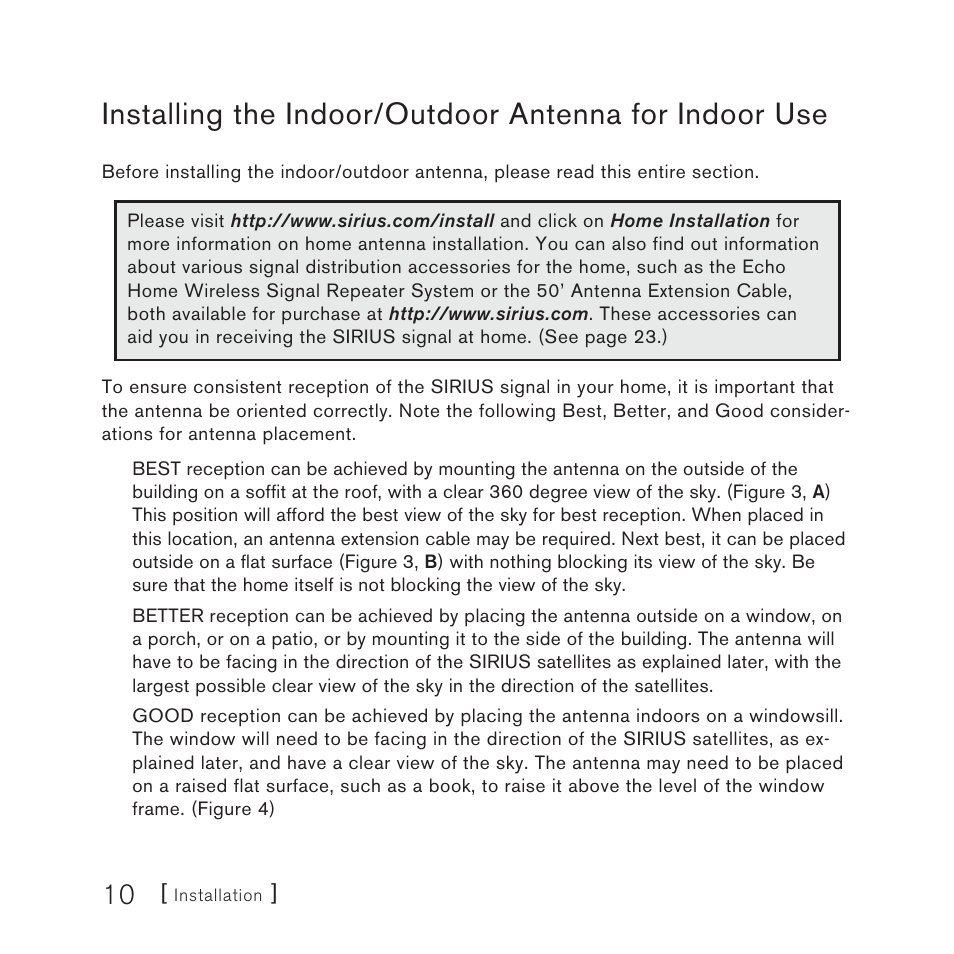 Sirius Satellite Radio SUBX2082808a User Manual | Page 10 / 28