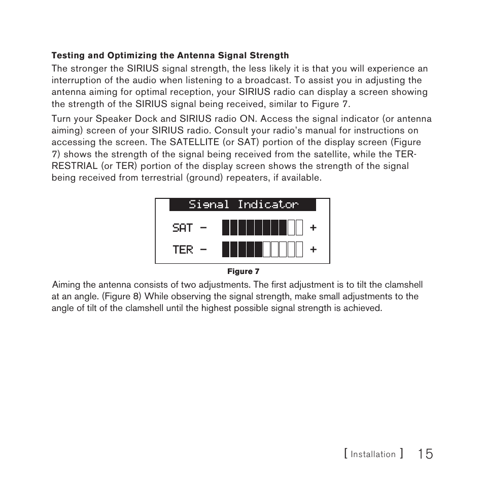 Sirius Satellite Radio SUBX2082808a User Manual | Page 15 / 28