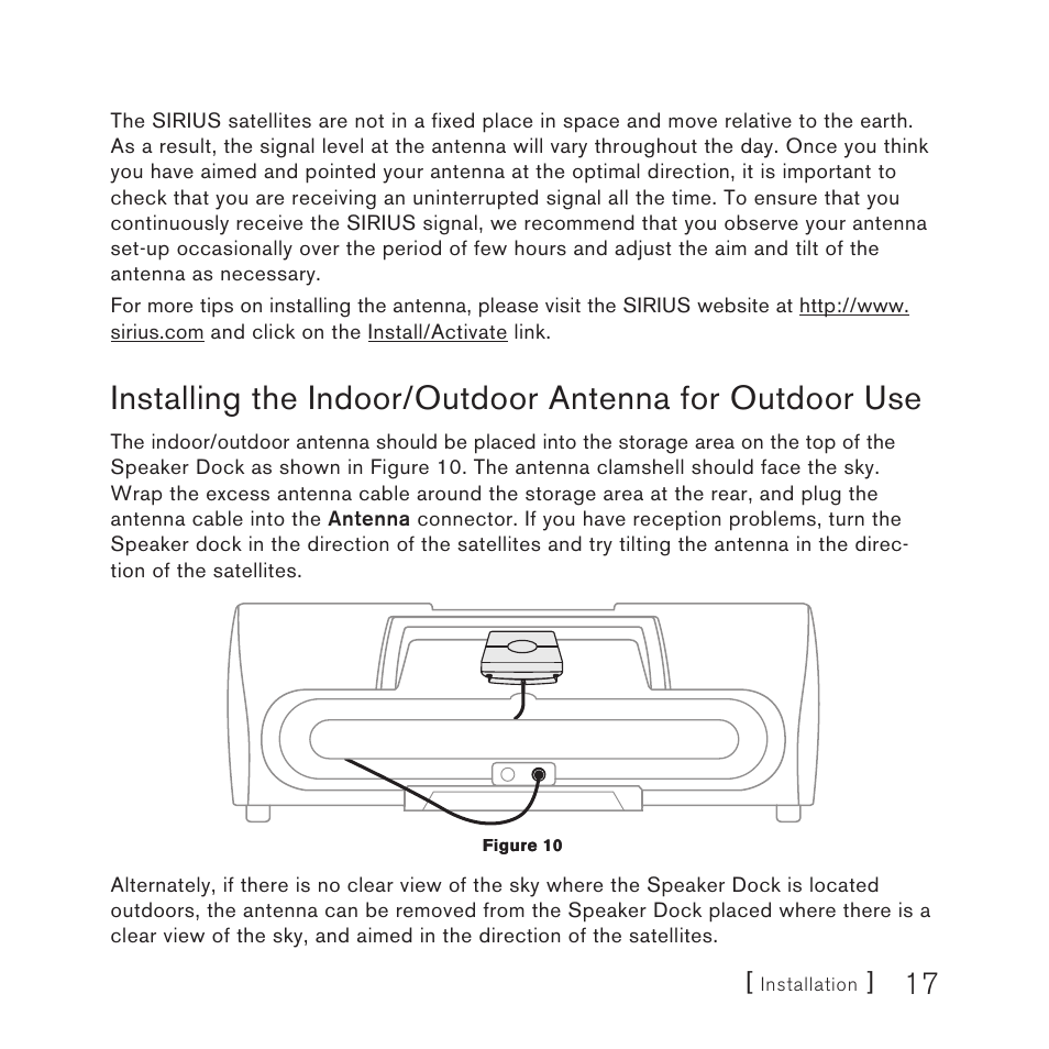 Sirius Satellite Radio SUBX2082808a User Manual | Page 17 / 28