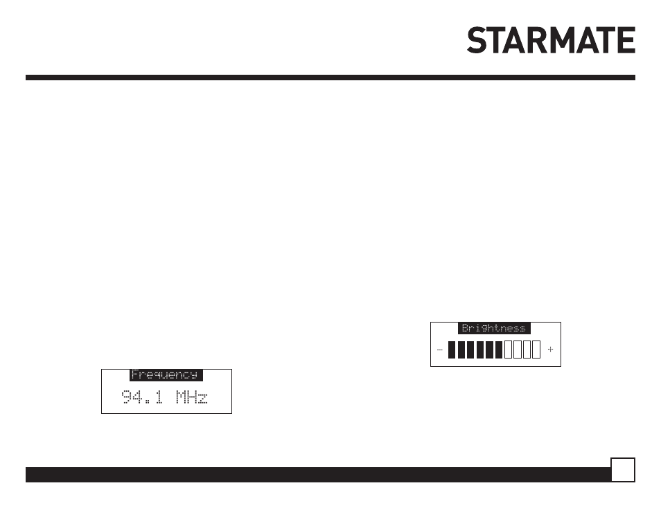 1 mhz | Sirius Satellite Radio STARMATE ST1 User Manual | Page 23 / 36