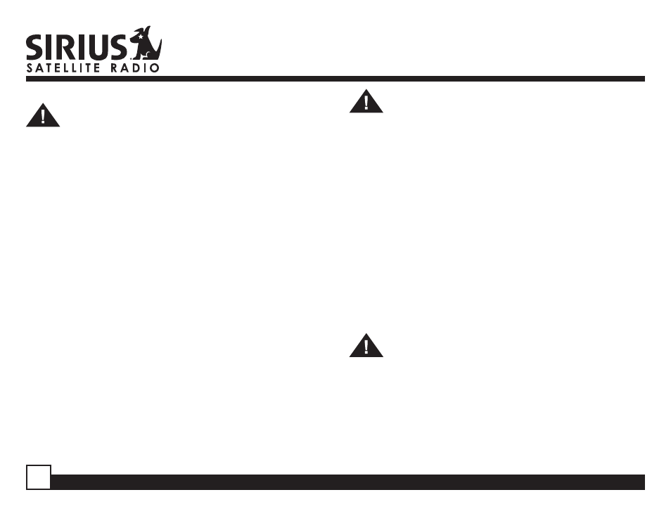 Sirius Satellite Radio STARMATE ST1 User Manual | Page 4 / 36