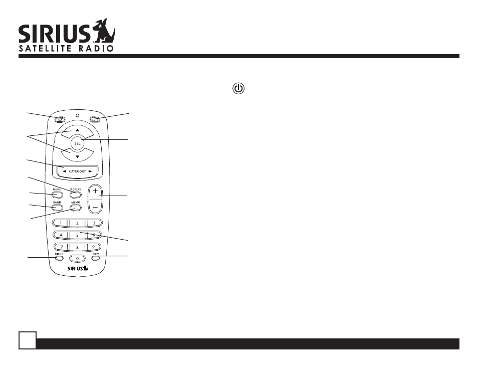 Sirius Satellite Radio STARMATE ST1 User Manual | Page 8 / 36