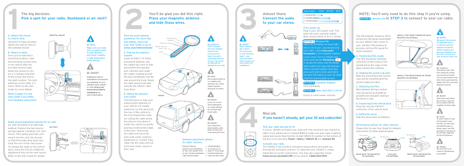 Sirius Satellite Radio Stiletto 2 SL2 User Manual | Page 2 / 2