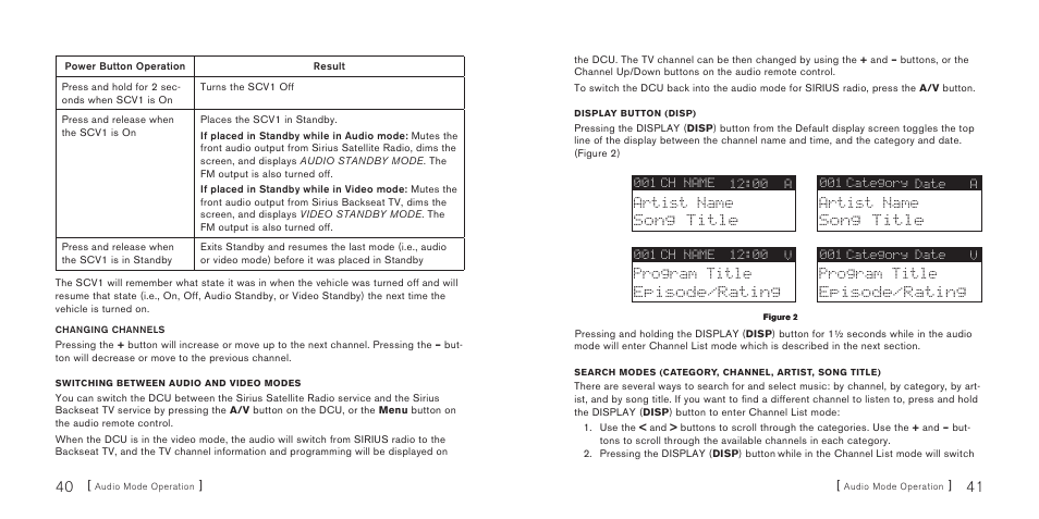 Sirius Satellite Radio SiriusConnect SBTV091807a User Manual | Page 22 / 42