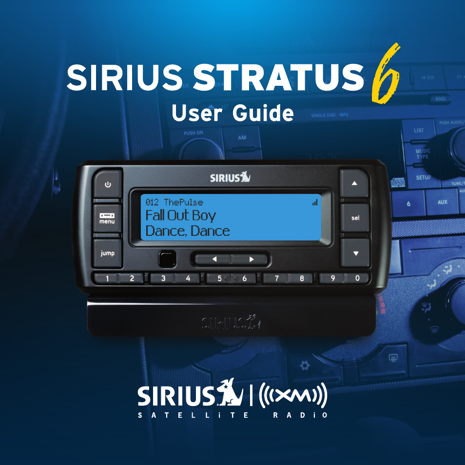 Sirius Satellite Radio SDSV6V1 User Manual | 98 pages