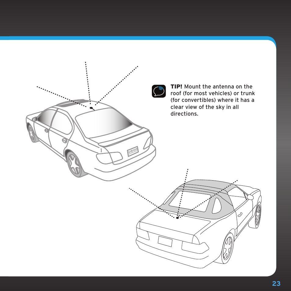 Sirius Satellite Radio SDSV6V1 User Manual | Page 23 / 98