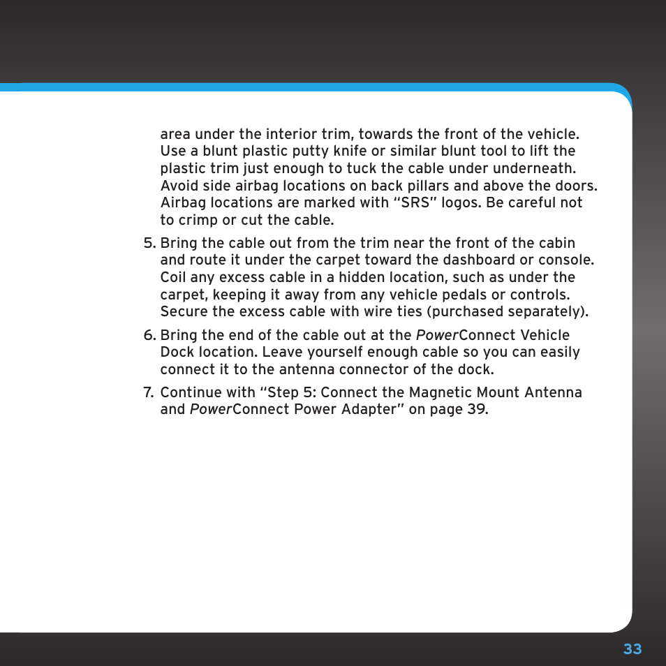 Sirius Satellite Radio SDSV6V1 User Manual | Page 33 / 98