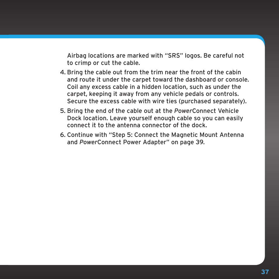 Sirius Satellite Radio SDSV6V1 User Manual | Page 37 / 98