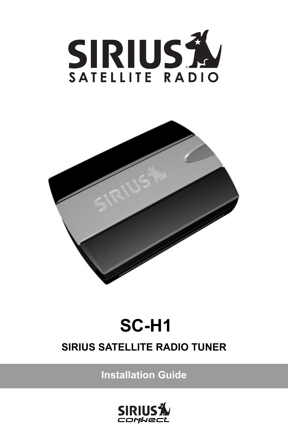 Sirius Satellite Radio SCH1 User Manual | 10 pages