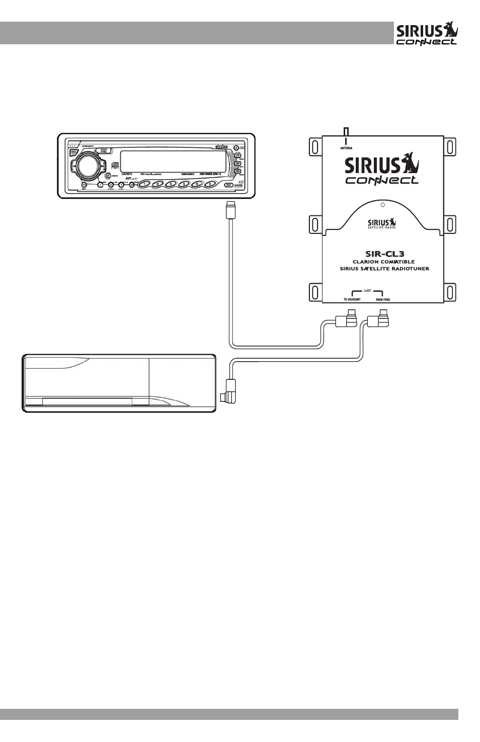 Sirius Satellite Radio CONNECT SIR-CL3 User Manual | Page 11 / 14