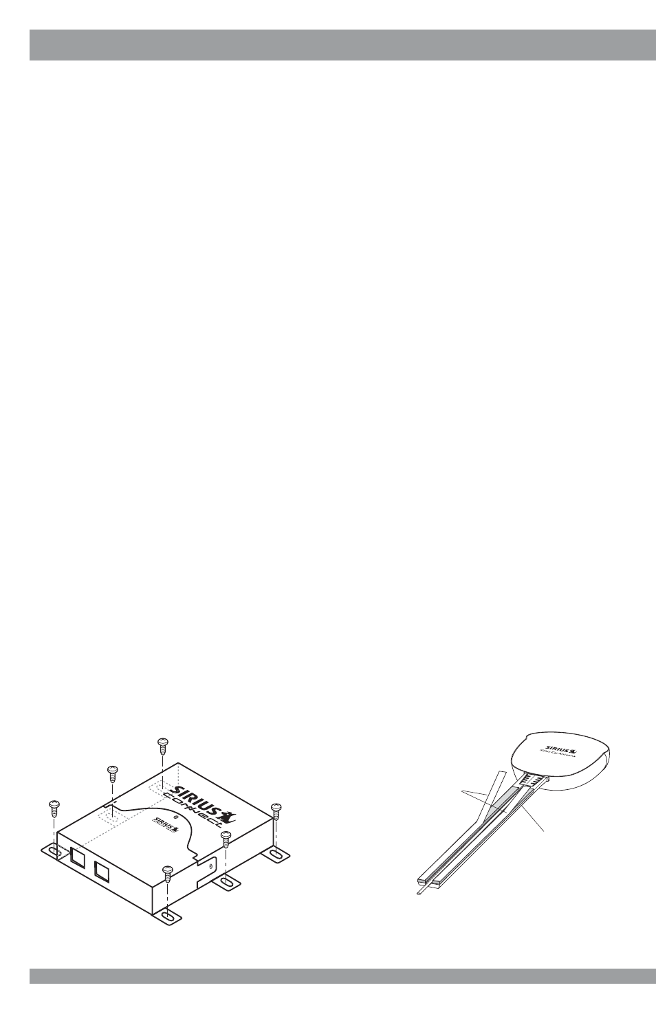 Installation | Sirius Satellite Radio CONNECT SIR-CL3 User Manual | Page 6 / 14