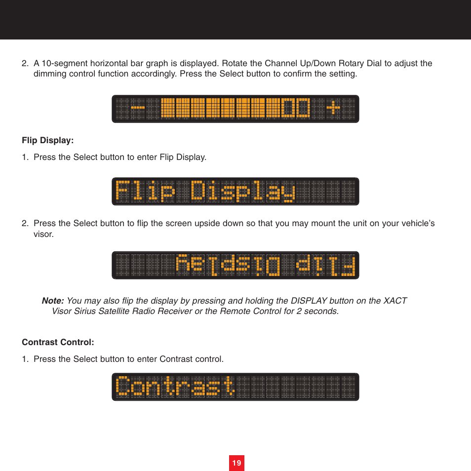 Sirius Satellite Radio XTR3CK User Manual | Page 23 / 36