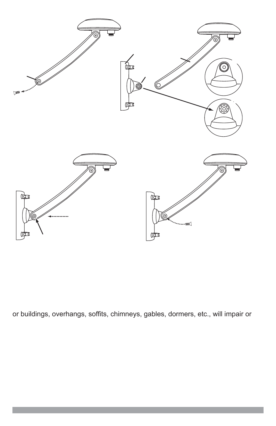 Determining a location for the antenna | Sirius Satellite Radio SSDK1 User Manual | Page 21 / 44