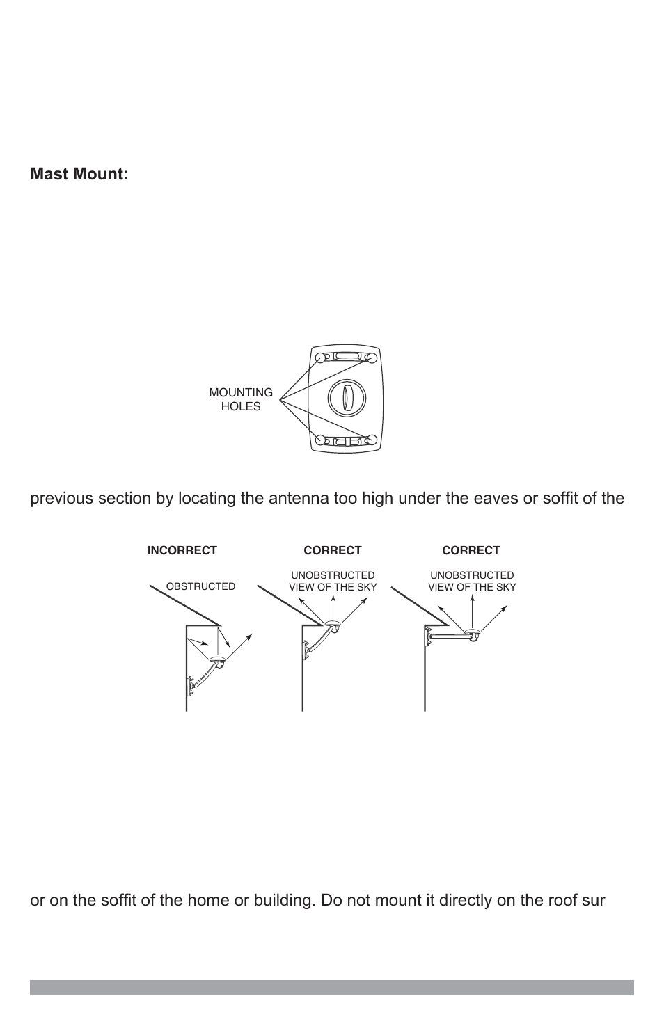 Antenna mounting options | Sirius Satellite Radio SSDK1 User Manual | Page 24 / 44