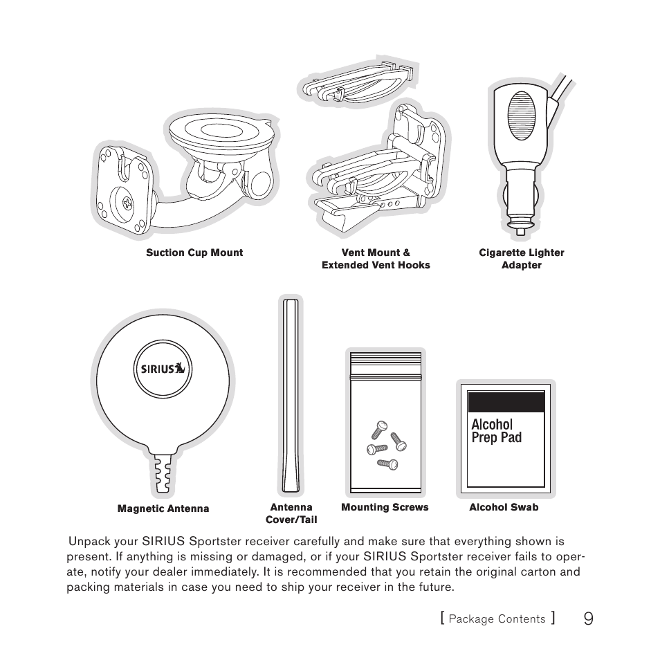 Sirius Satellite Radio 4 User Manual | Page 11 / 64