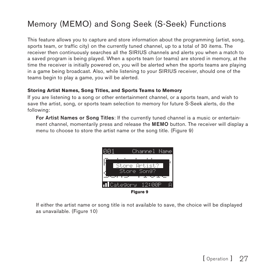 Sirius Satellite Radio 4 User Manual | Page 29 / 64