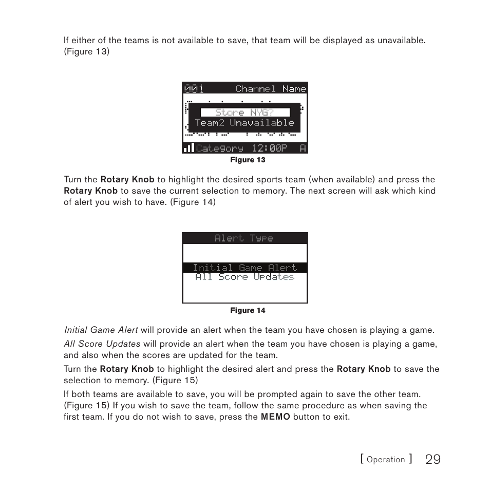 Sirius Satellite Radio 4 User Manual | Page 31 / 64