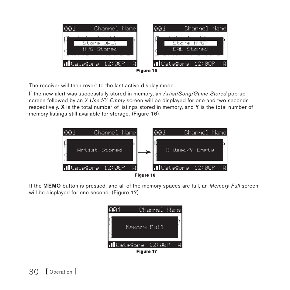 Sirius Satellite Radio 4 User Manual | Page 32 / 64