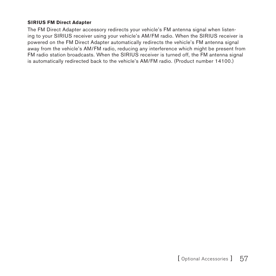 Sirius Satellite Radio 4 User Manual | Page 59 / 64