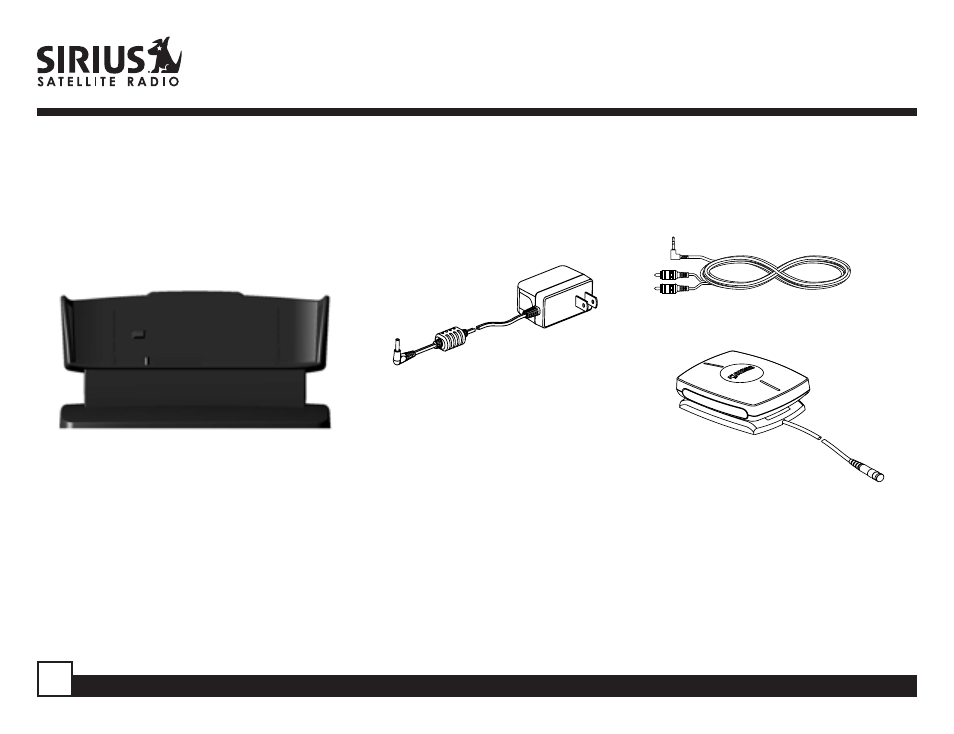 Sirius Satellite Radio SP-H2 User Manual | Page 2 / 8