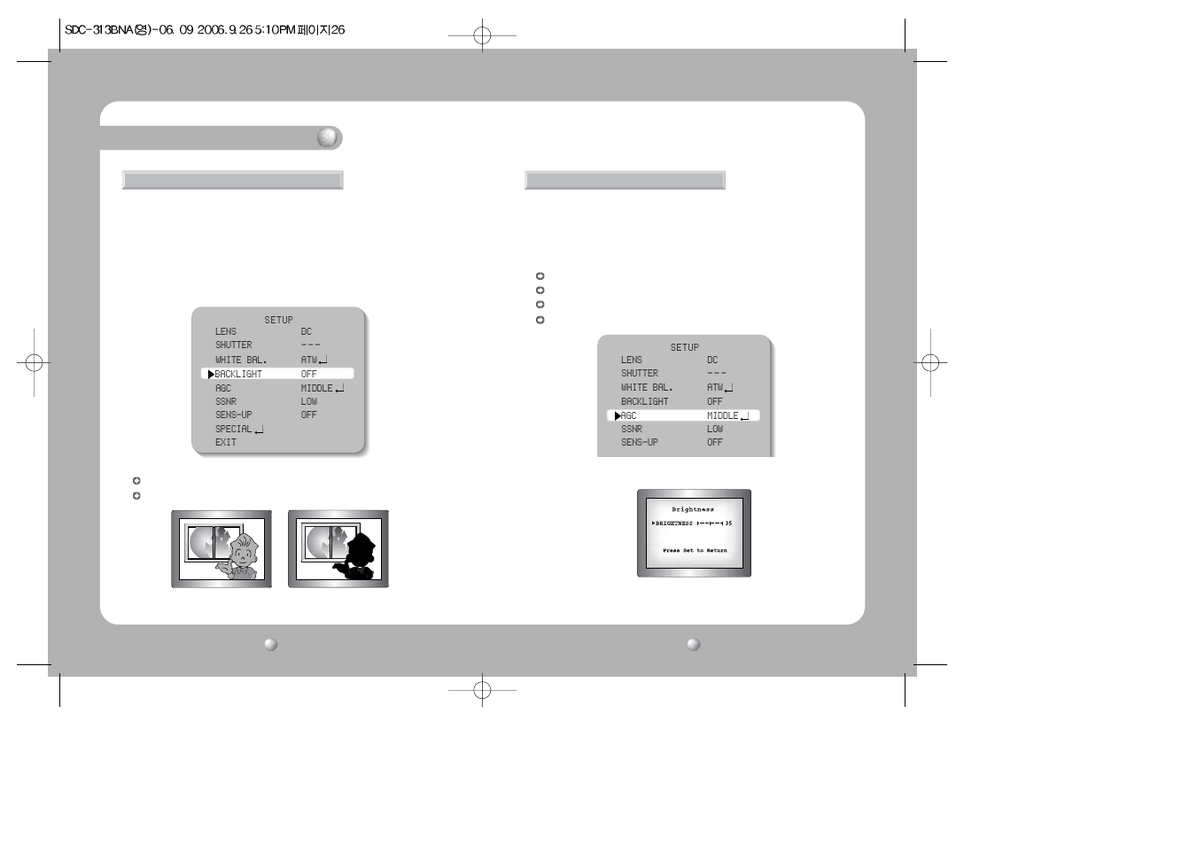 Camera operation | Sirius Satellite Radio SDC-313B User Manual | Page 14 / 20