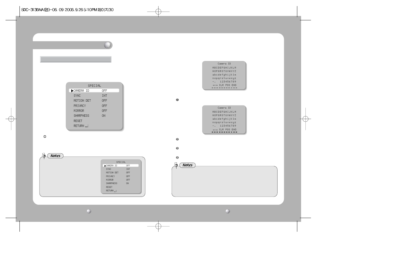 Camera operation | Sirius Satellite Radio SDC-313B User Manual | Page 16 / 20