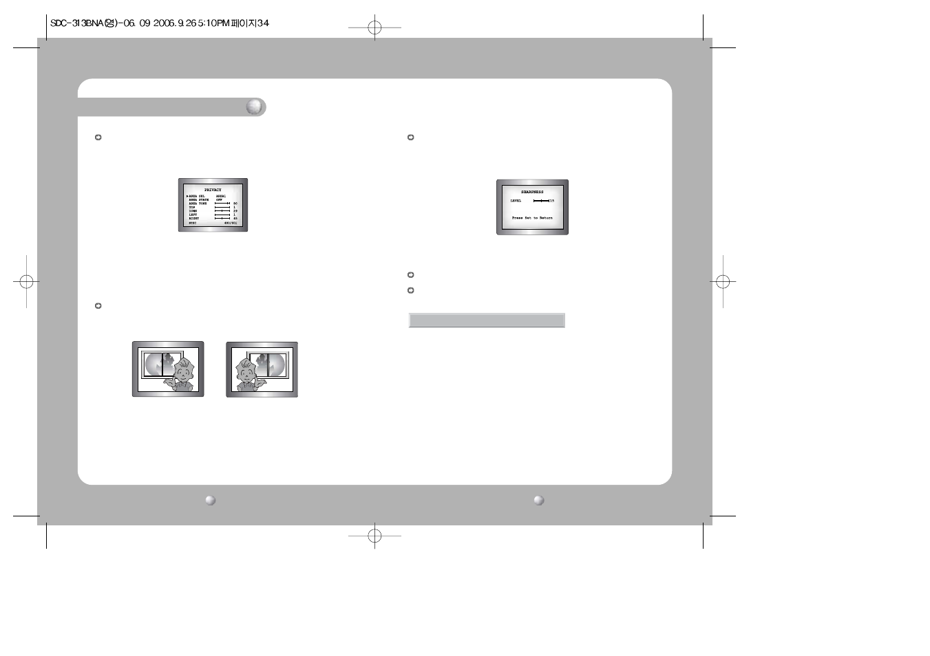 Camera operation | Sirius Satellite Radio SDC-313B User Manual | Page 18 / 20