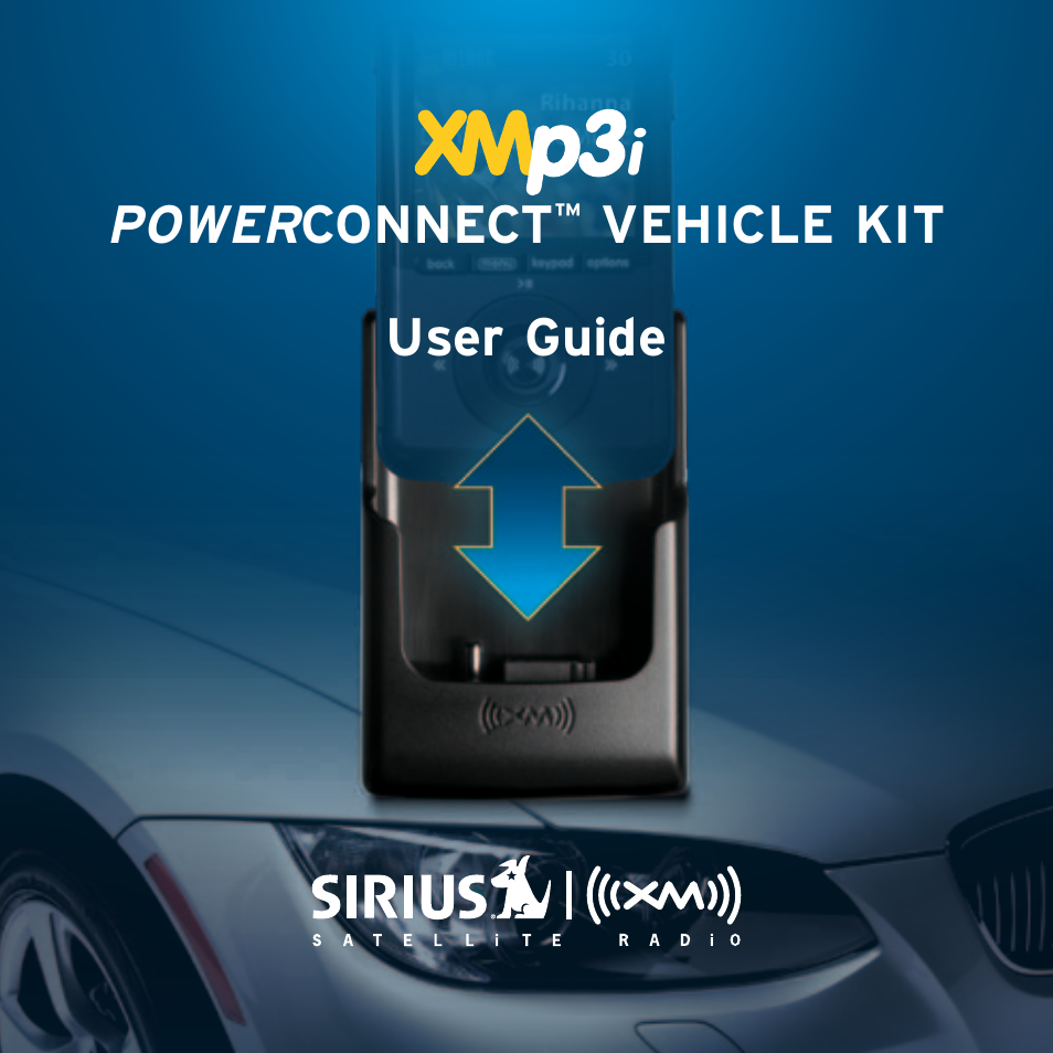 Sirius Satellite Radio PowerConnect XMP3IVKUG0210 User Manual | 68 pages