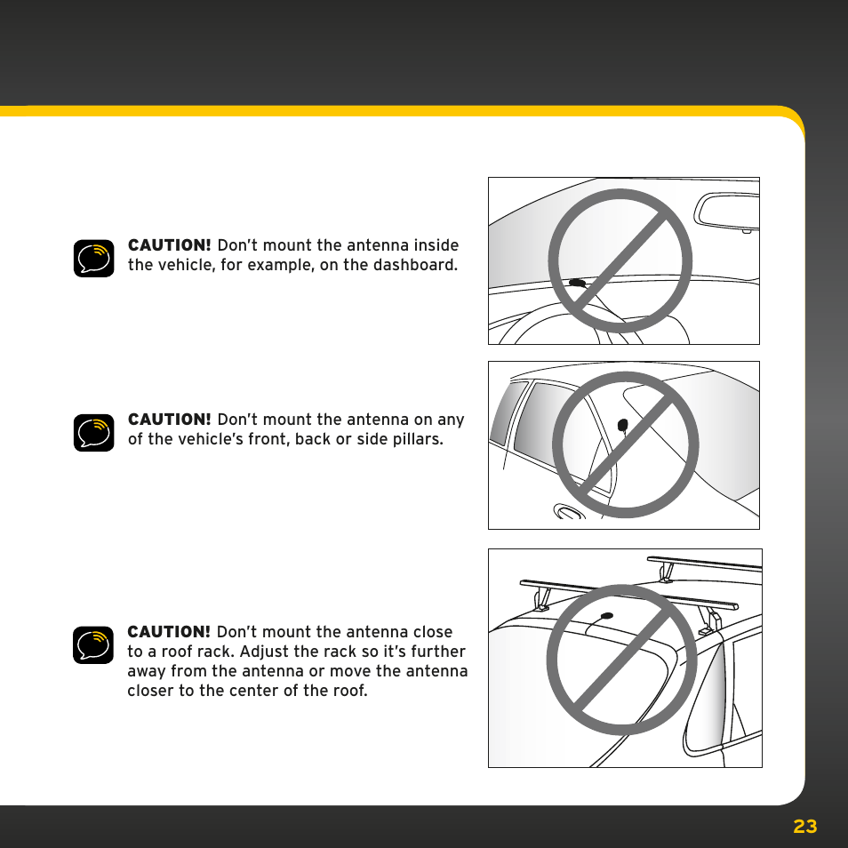 Sirius Satellite Radio PowerConnect XMP3IVKUG0210 User Manual | Page 23 / 68